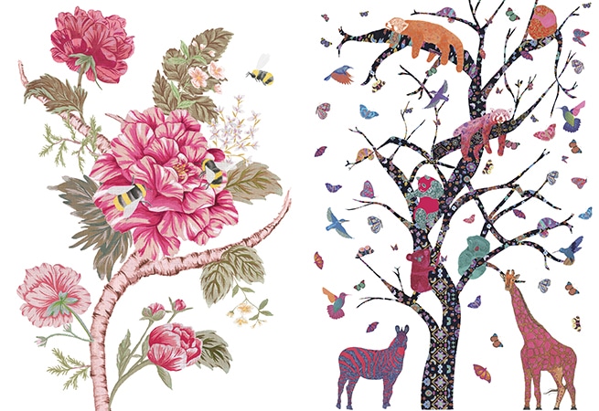 New artist: animeeko botanical animal tree greeting card